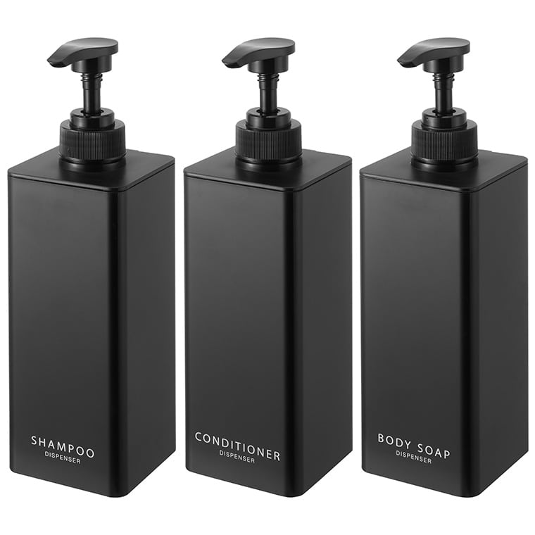 tower 山崎実業 お風呂 たっぷり洗剤が出るディスペンサー タワー 公式 3本セット 1538 1539 1540 1541 1542 1543 ホワイト ブラック 送料無料 | tower | 02