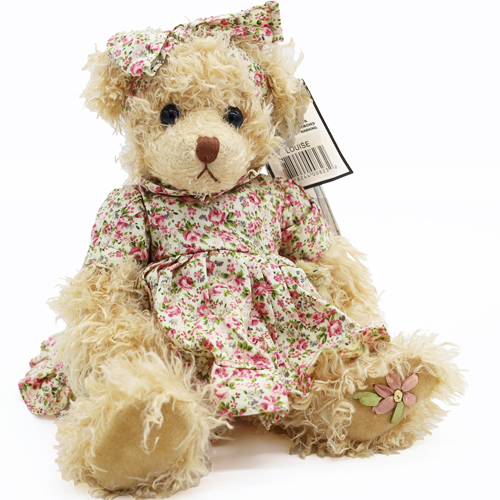 くま ぬいぐるみ Settler Bears セトラベアーズ Louise ルーシー 可愛い ハンドメイド テディベア クマ プレゼント クリスマス  子供 女の子