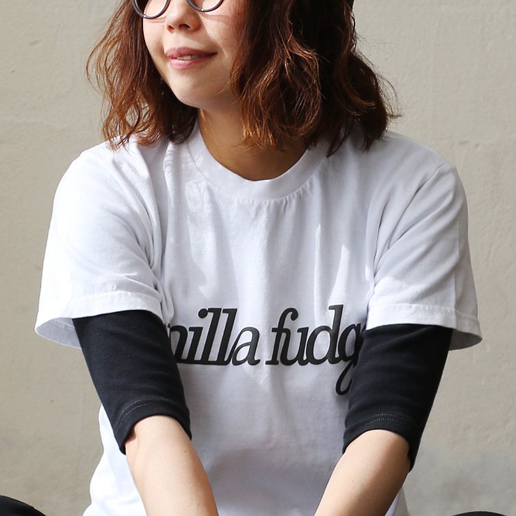 Tシャツ 半袖 レディース しっかり 丈夫 ロゴ プリント ティーシャツ 重ね着 夏 トップス クルーネック Vanilla fudge バニラファッジ