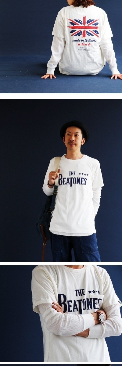 トーン Toneontone 半袖 Tシャツ 長袖 カットソー ロンt 2枚セット Paty