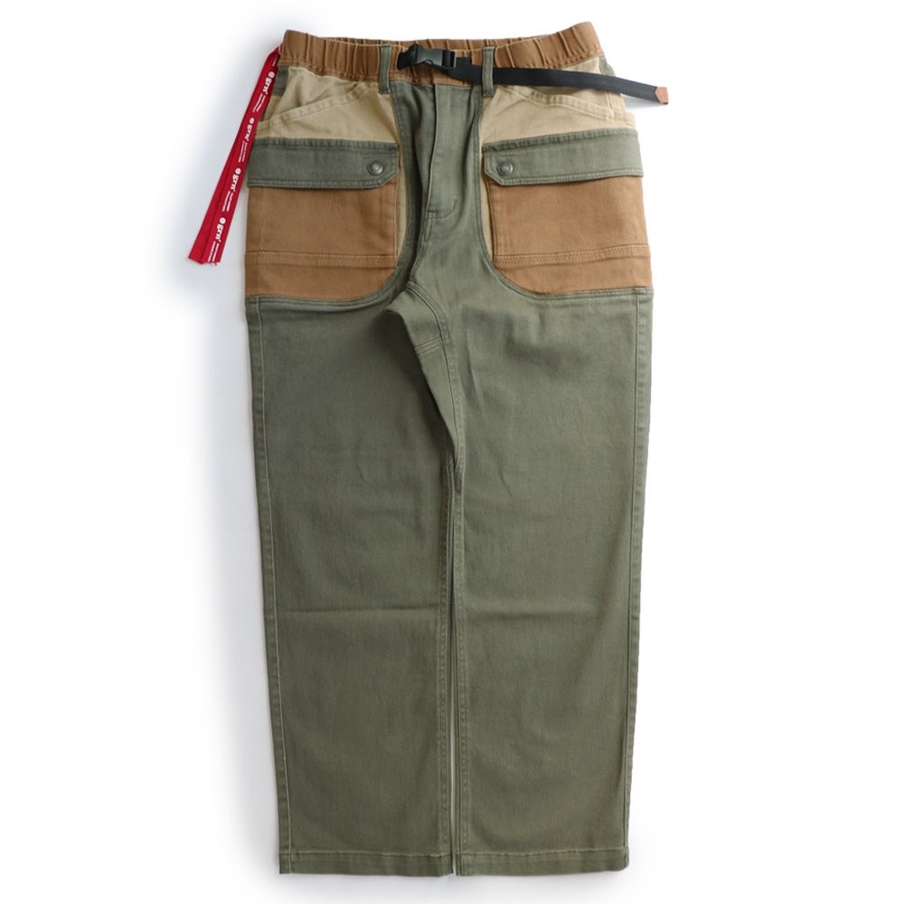 grn パンツ ワークパンツ ガーデンパンツ クライミング風 クレイジー