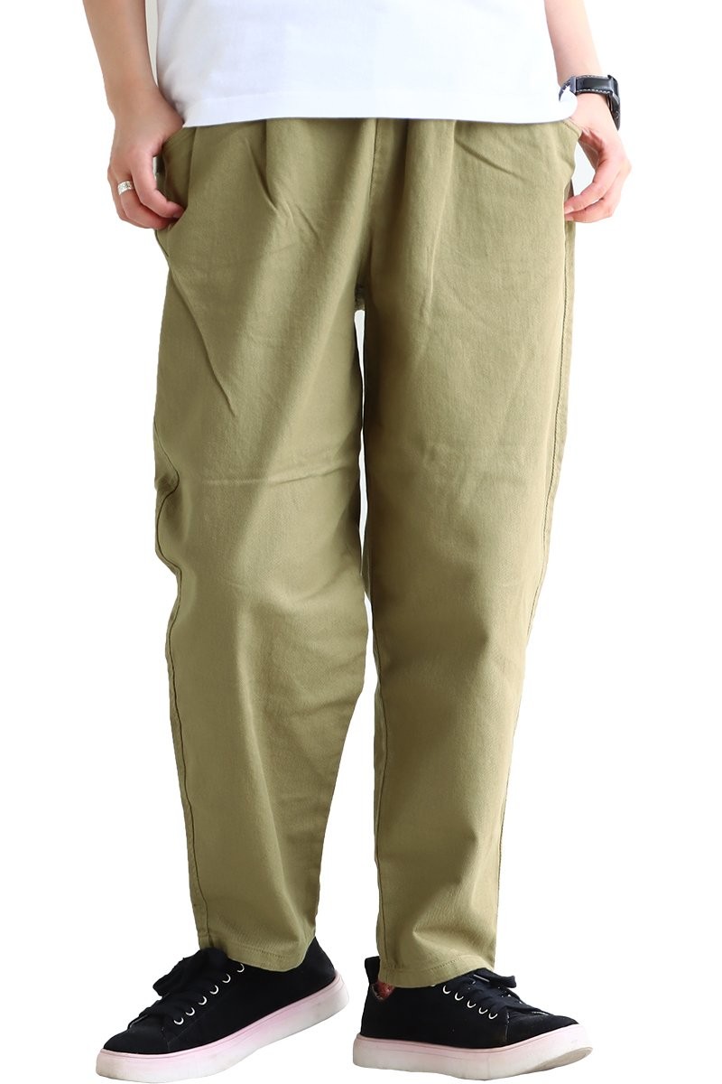 イージーパンツ テーパード 紐 ゴム ツイル コットン 家庭洗濯 カジュアル イージーパンツ スタンダード レディース Northern Truck Paty 通販 Paypayモール