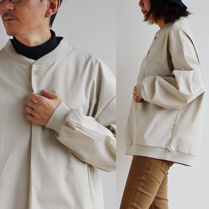 Slick スリック プルオーバー 長袖 メンズ レディース ヘンリーネック ウェザークロス しっかり生地 丈夫 パティ | PATY | 01