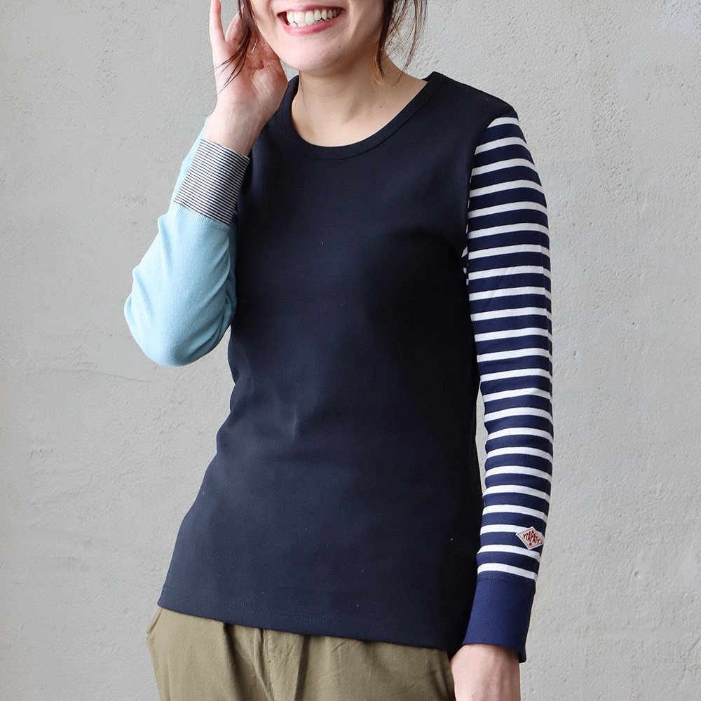 カットソー 長袖 ロングtシャツ レディース メンズ ストレッチ 綿100% コットン スリム フィット 重ね着 ロンT 大きいサイズ 秋 冬 PATY パティ (メール便50) | PATY | 16