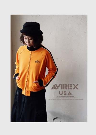AVIREX アヴィレックス トラックジャケット ジャージ 長袖 レディース 