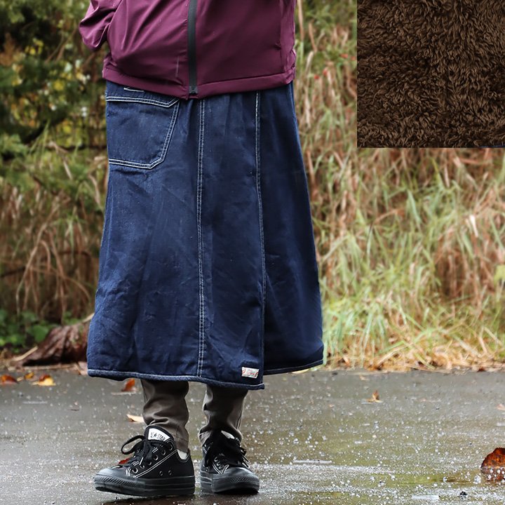 PATY KRIFF MAYER クリフメイヤー デニム スカート 暖かい 裏ボア