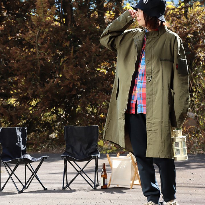 PATY コート モッズコート メンズ レディース ハイネック ロング丈