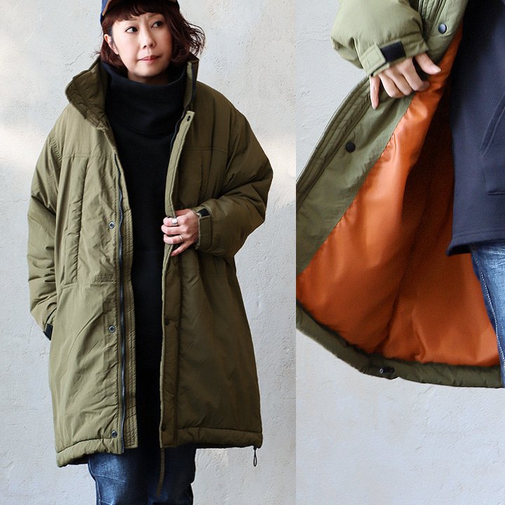 PATY コート 中綿コート ジャケット レディース ハイネック ミドル丈