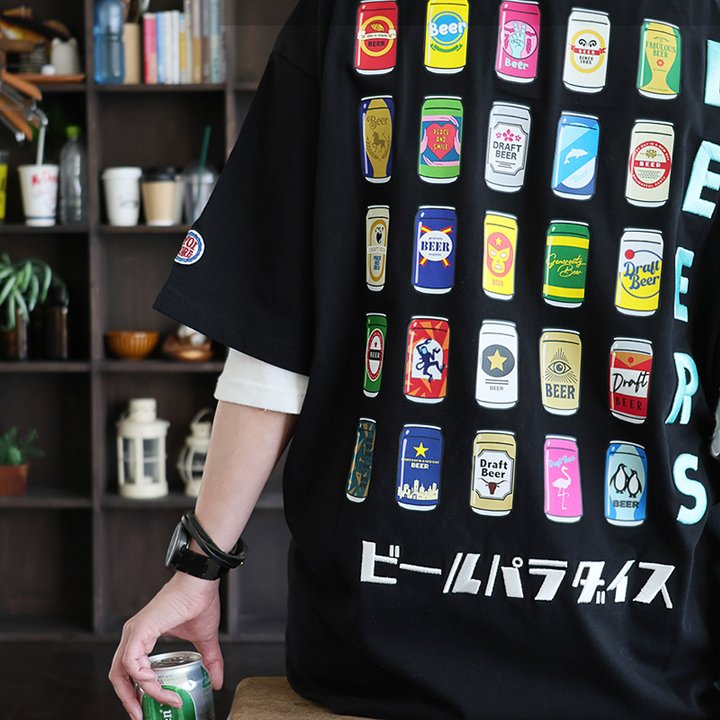 PATY Tシャツ 半袖 メンズ レディース クルーネック バックプリント