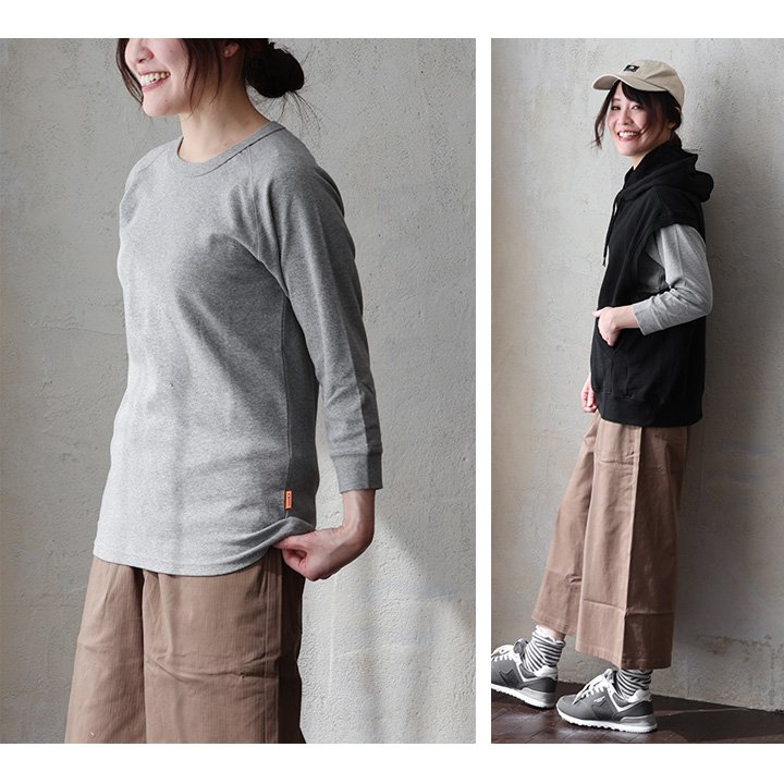 KRIFF MAYER クリフメイヤー Tシャツ カットソー 7分袖 メンズ レディース クルーネック コットン リップル 伸縮性 袖リブ パティ | KRIFF MAYER | 03