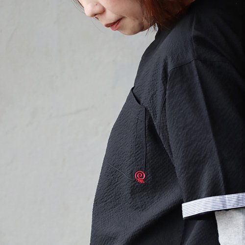 涼しい tシャツ 五分袖 メンズ レディース ストレッチ ドライ uvカット 夏 軽い 薄手 すっきり 着痩せ ポケット パティ (メール便50) | PATY | 03