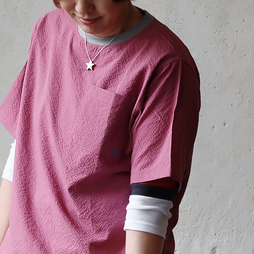 涼しい tシャツ 五分袖 メンズ レディース ストレッチ ドライ uvカット 夏 軽い 薄手 すっきり 着痩せ ポケット パティ (メール便50) | PATY | 08