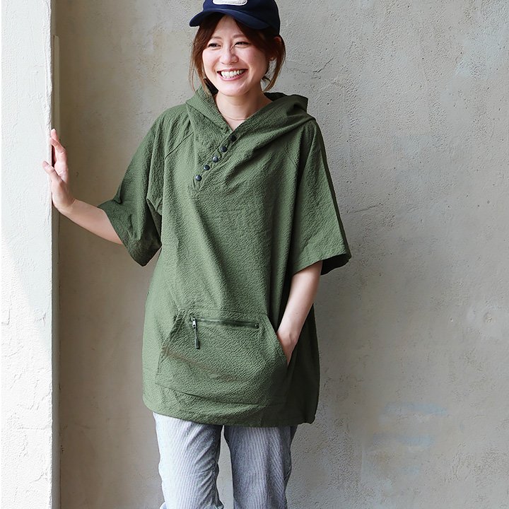 PATY 涼しい シャツ パーカー メンズ レディース ロング ワイド