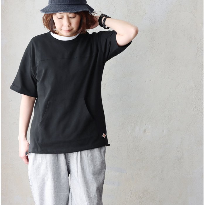 tシャツ レディース メンズ 半袖 五分袖 夏 綿100％ USA コットン しっかり 丈夫 すっきり 着やせ ワイド 冷感 涼しい PATY パティ (メール便50) | PATY | 02