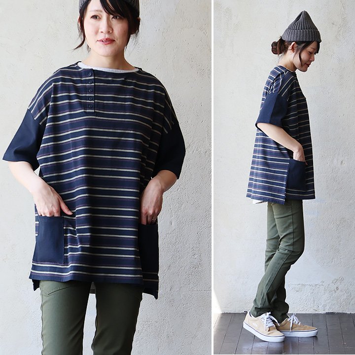 PATY ゆったり tシャツ レディース 春 夏 五分袖 ワイド アシメ PATY ゆったり tシャツ レディース 春 夏 五分袖 ワイド アシメ