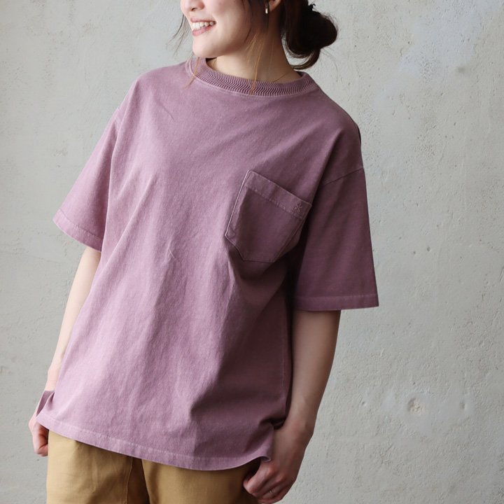 tシャツ メンズ レディース 半袖 5分袖 ユーズド カラー ビッグシルエット 夏 涼しい 冷感 綿100 コットン アメカジ パティ OAR’S オールズ (メール便50) | PATY | 06