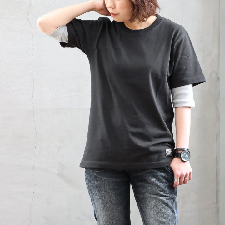 Tシャツ 半袖 メンズ レディース しっかり 丈夫 コットン 重ね着 透けない スーパー ヘヴィーウェイト 7.1オンス 大きいサイズ BLUETO ブルート (メール便50) | PATY | 01