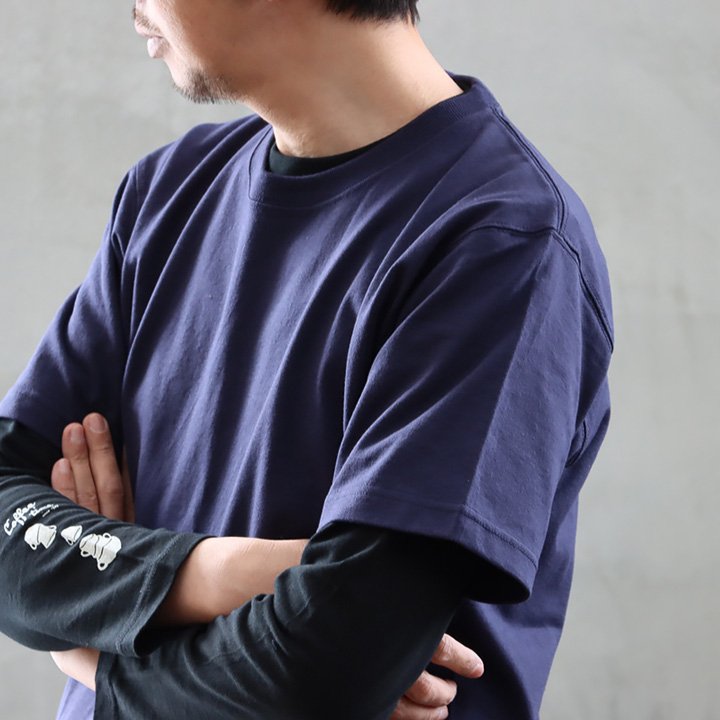 Tシャツ 半袖 メンズ レディース しっかり 丈夫 コットン 重ね着 透けない スーパー ヘヴィーウェイト 7.1オンス 大きいサイズ BLUETO ブルート (メール便50) | PATY | 02