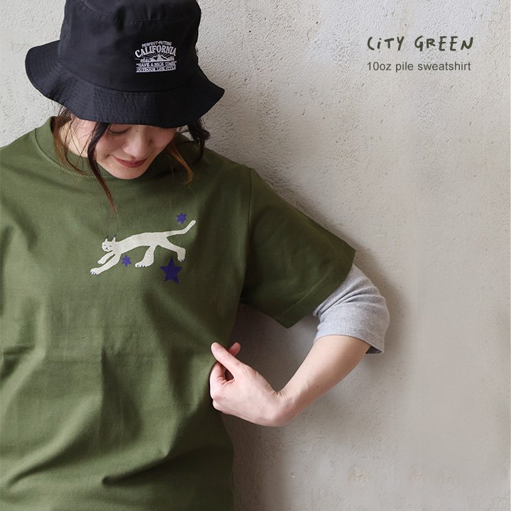 tシャツ 半袖 メンズ レディース しっかり 丈夫 コットン 綿100％ カジュアル やまねこ 星座 国内プリント BLUETO ブルート (メール便50) | PATY | 03