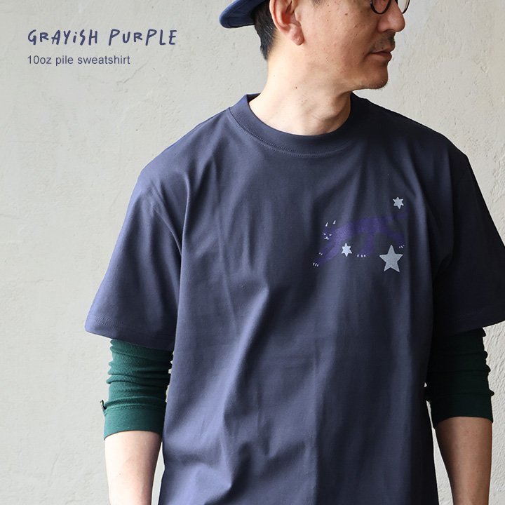 tシャツ 半袖 メンズ レディース しっかり 丈夫 コットン 綿100％ カジュアル やまねこ 星座 国内プリント BLUETO ブルート (メール便50) | PATY | 04