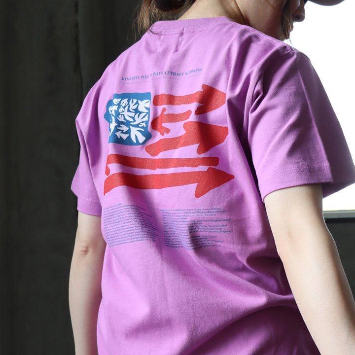 tシャツ 半袖 メンズ レディース コットン 綿100％ カジュアル ハト アメリカ 国旗 バック プリント ボックスシルエット パティ TOneontoNE トーン (メール便50) | PATY | 05
