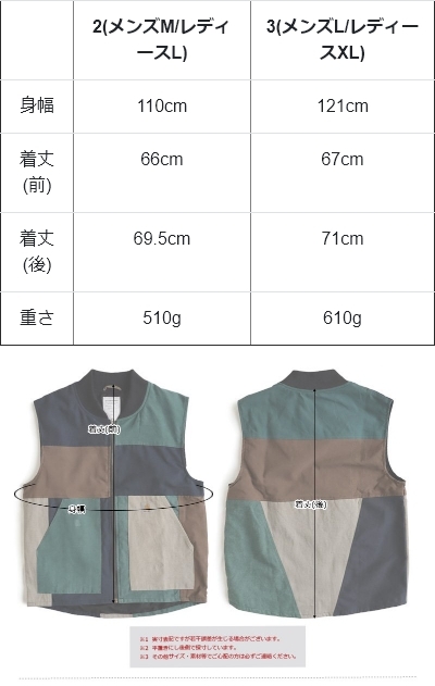 ベスト メンズ レディース ノースリーブ 重ね着 パッチワーク リメイク