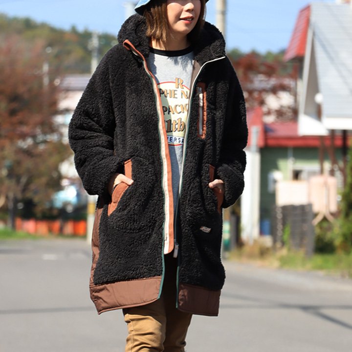 PATY KRIFF MAYER クリフメイヤー ボア ロング コート ジャケット