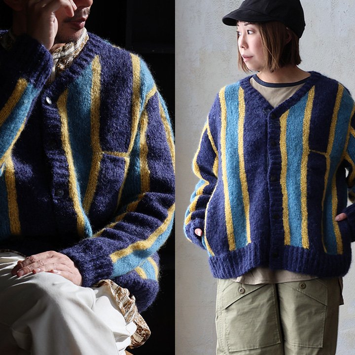 PATY SLOW HANDS スローハンズ カーディガン 長袖 メンズ レディース V