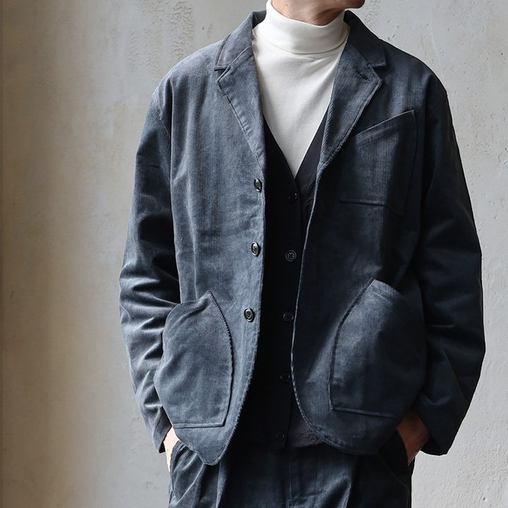 PATY ジャケット ロガージャケット メンズ レディース Vネック 綿100