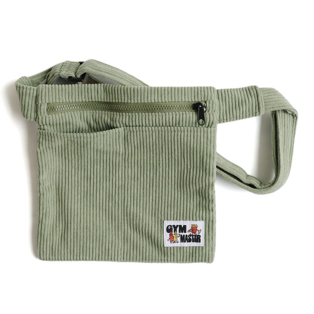 gym master ジムマスター ショルダーバッグ ウエストバッグ メンズ レディース 2WAY コーデュロイ 配色裏地 ポリエステル ポケット パティ | PATY | 02