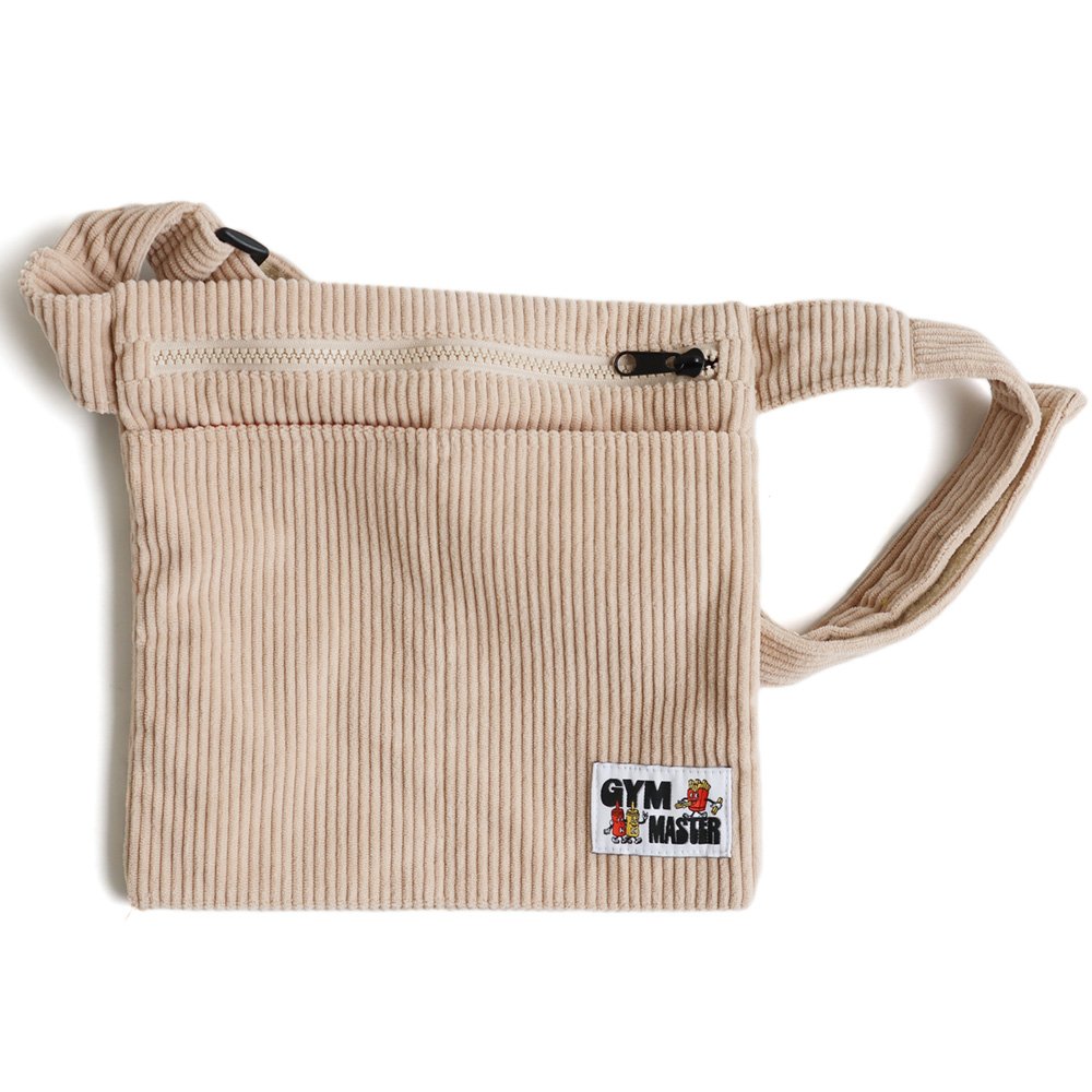 gym master ジムマスター ショルダーバッグ ウエストバッグ メンズ レディース 2WAY コーデュロイ 配色裏地 ポリエステル ポケット パティ | PATY | 03