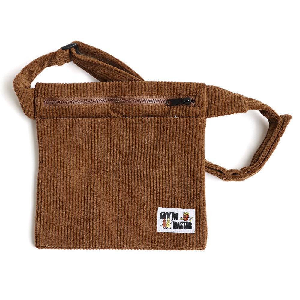 gym master ジムマスター ショルダーバッグ ウエストバッグ メンズ レディース 2WAY コーデュロイ 配色裏地 ポリエステル ポケット パティ | PATY | 04