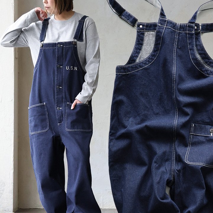 PATY デッキパンツ ワイド ワイドパンツ オーバーオール サロペット