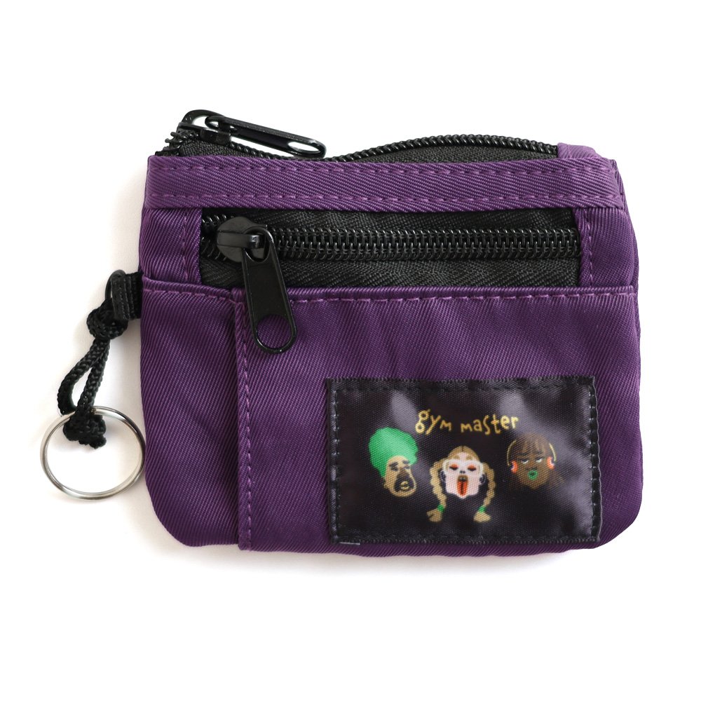 gym master ジムマスター ポーチ キーケース コインケース メンズ レディース 刺繍 ワンポイント ナイロン しっかり生地 小銭 パティ (メール便12) | PATY | 01