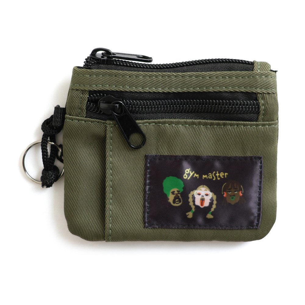 gym master ジムマスター ポーチ キーケース コインケース メンズ レディース 刺繍 ワンポイント ナイロン しっかり生地 小銭 パティ (メール便12) | PATY | 02