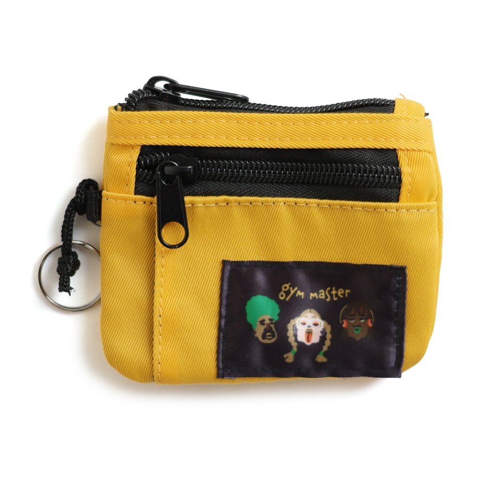 gym master ジムマスター ポーチ キーケース コインケース メンズ レディース 刺繍 ワンポイント ナイロン しっかり生地 小銭 パティ  (メール便12)