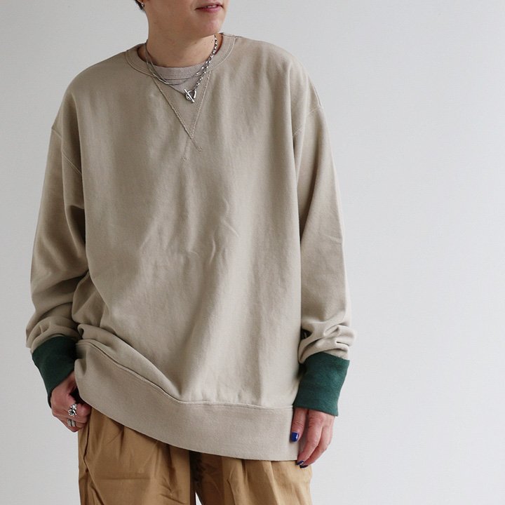 PATY スウェット トレーナー 長袖 メンズ レディース クルーネック V