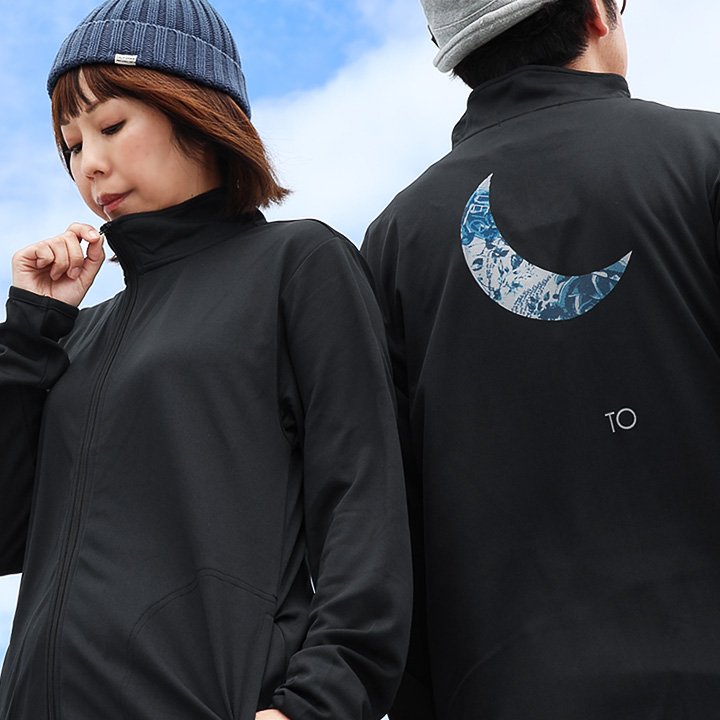 【美品】ATTAQUER ネイビー ロングスリーブジャージ XS PATY 涼しい uvカット ジャージ 軽い すっきり スリム ジップアップ