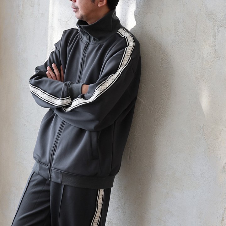 PATY トラックジャケット 長袖 メンズ レディース スタンドネック