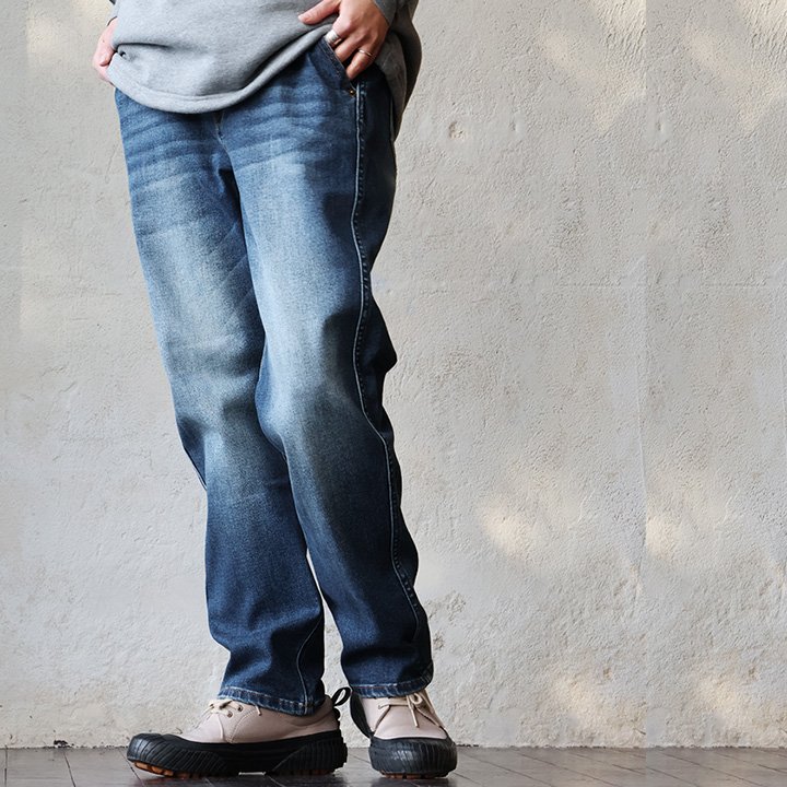 PATY デニム クライミングパンツ メンズ レディース ストレッチ