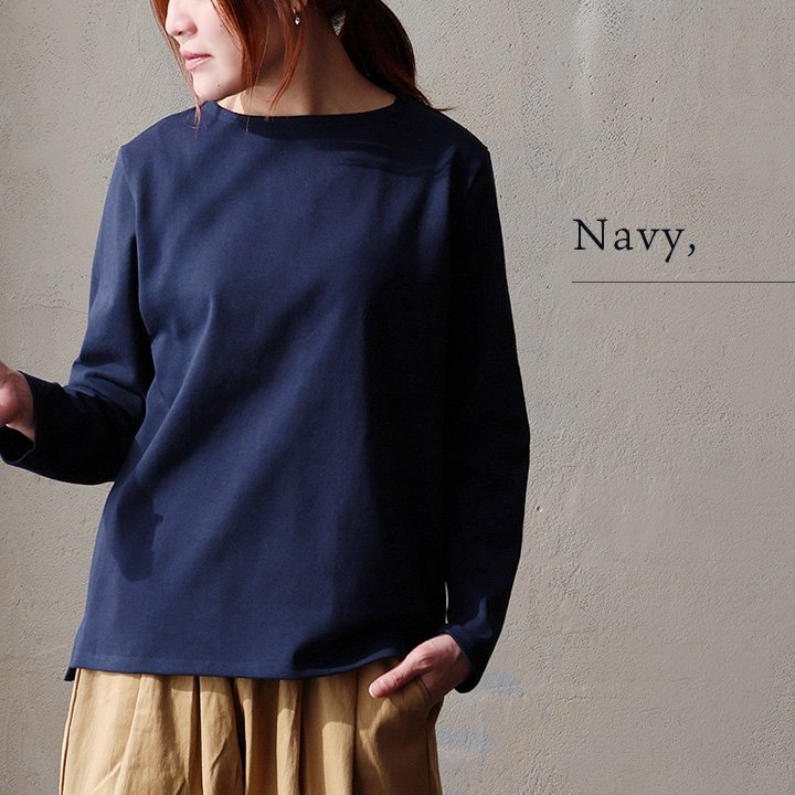 PATY バスクシャツ 長袖 カットソー レディース トップス 日本製