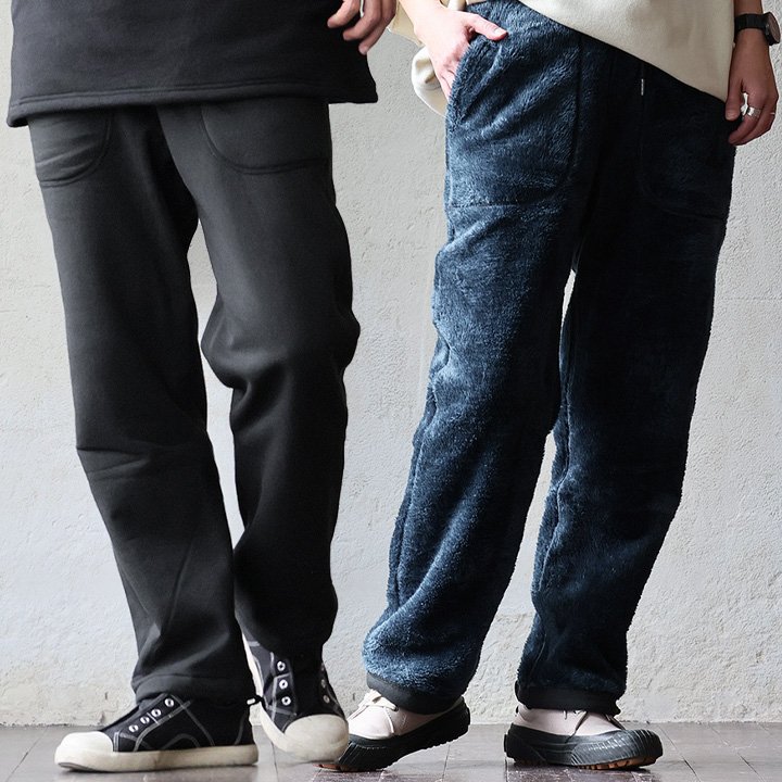 PATY 裏ボア シェフパンツ メンズ レディース リバーシブル 冬