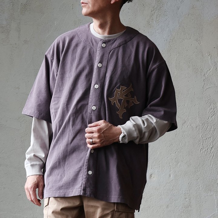 KRIFF MAYER（クリフメイヤー） ベースボールシャツ シャツ 5分袖