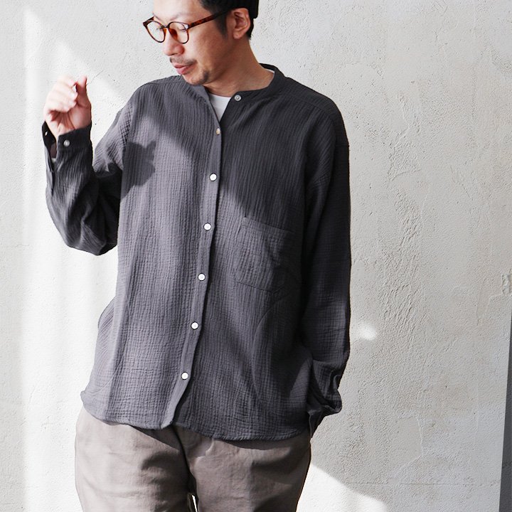 ガーゼシャツ パンク（メンズファッション） | ファッション の