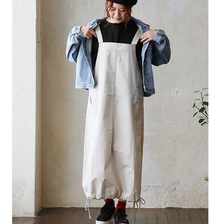 PATY ジャンパースカート ジャンスカ スカート マキシ丈 レディース