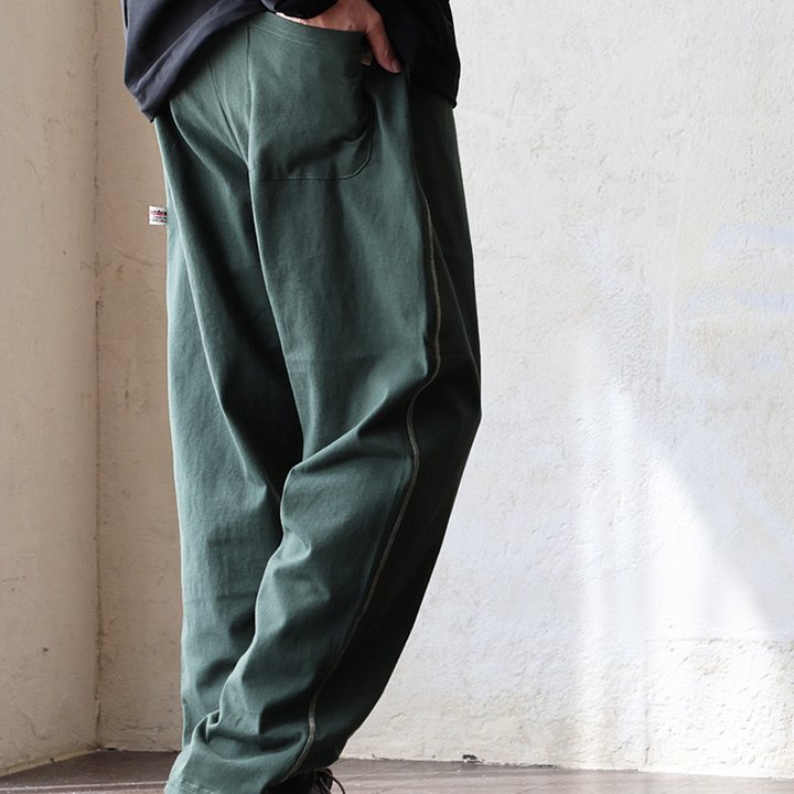 Duckster ダックスター スウェットパンツ テーパード メンズ レディース 綿100 コットン 薄手 軽い 通気性 ウエストゴム 動きやすい 楽ちん パティ | PATY | 02