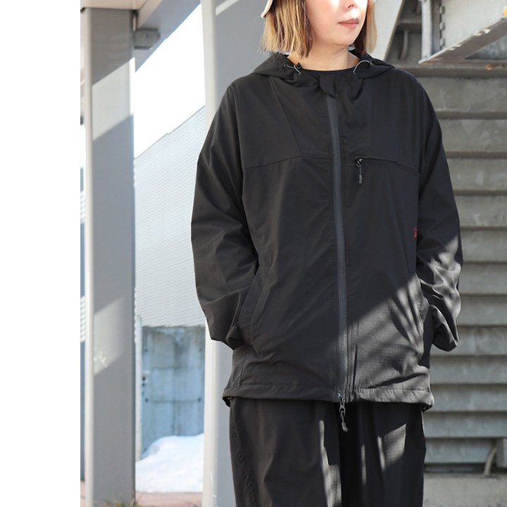 マウンテンパーカー 涼しい メンズ レディース 春 夏 冷感 薄手 ストレッチ ハイネック 撥水 軽量 防汚 防風 ロールデザイン パティ Mr.Lumberjack | PATY | 01