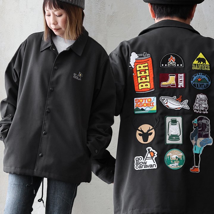 PATY go slow caravan ゴースローキャラバン コーチジャケット 長袖
