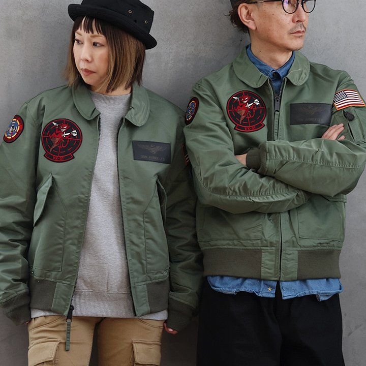 PATY AVIREX アビレックス フライトジャケット 長袖 メンズ レディース