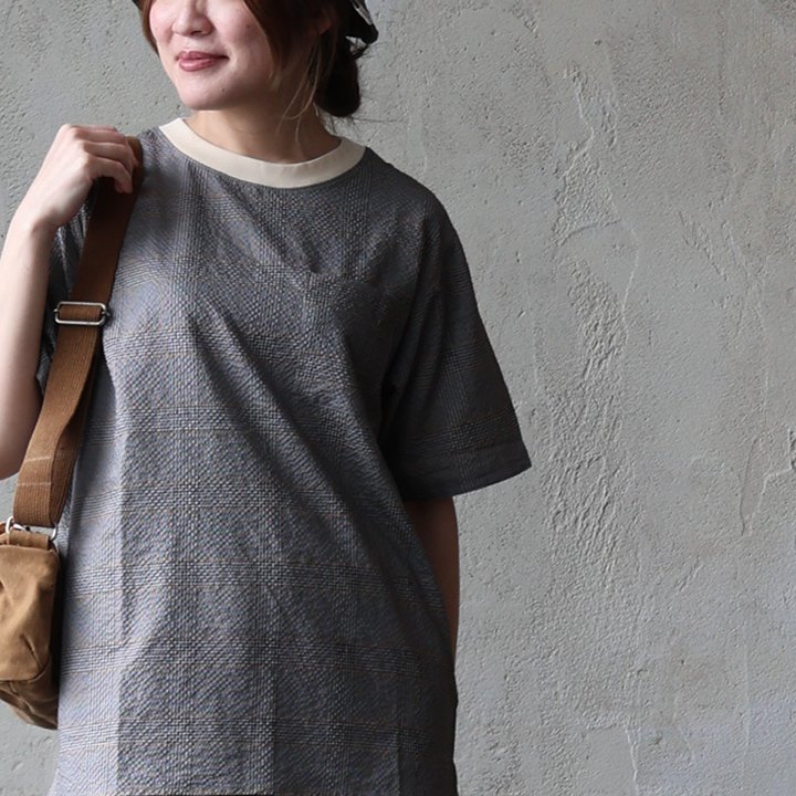 涼しい tシャツ 五分袖 メンズ レディース ストレッチ ドライ uvカット 夏 軽い 薄手 すっきり 着痩せ ポケット パティ Mr.Lumberjack (メール便25) | PATY | 08